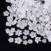 Frosted Acrylic Bead Caps KY-Q004-08I-1