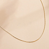 925 Sterling Silver Box Chain Belts AJEW-L098-002G-3