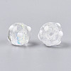 Handmade Foil Lampwork Beads Strands FOIL-T008-02A-3