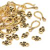 Tibetan Style Hook and Eye Clasps LS-GLF1278Y-3
