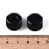 Opaque Acrylic Beads SACR-T017-54B-3