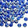 Handmade Millefiori Lampwork Beads LAMP-SZ0001-71E-02-1