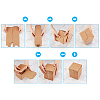 Kraft Paper Gift Box CON-WH0075-03B-4