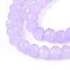 Baking Paint Imitation Jade Glass Bead Strands X-DGLA-A034-J4MM-A50-3