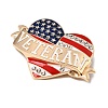 Independence Day Alloy Rhinestone Brooches for Backpack Clothes AL-CBA94E1-03-2