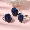 Gemstone Finger Rings RJEW-C154-01-3