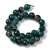 Natural Dragon Veins Agate(Dyed & Heated) Beads Strands G-K390-A04-01-4