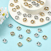 52Pcs 2 Colors UV Plating Acrylic Charms PACR-FS0001-11-4