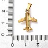 201 Stainless Steel Pendants STAS-P314-19G-01-3