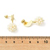Natural Cultured Freshwater Pearl Dangle Stud Earrings EJEW-JE07281-5