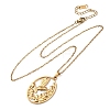 304 Stainless Steel Pendant Cable Chain Necklaces for Men Women NJEW-K308-03C-G-4