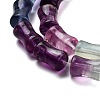 Natural Colorful Fluorite Beads Strands G-H051-B01-01-4