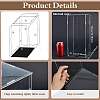 Transparent Acrylic Display Boxes ODIS-WH0329-95B-4