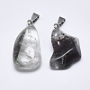 Natural Green Lodolite Quartz/Garden Quartz Pendants X-G-T122-32A-2