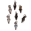 Natural & Synthetic Mixed Gemstone Pendants G-B149-06R-1