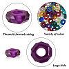 180Pcs 9 Colors Transparent Resin European Beads RPDL-MP0001-02-4