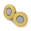 Brass Micro Pave Clear Cubic Zirconia Magnetic Clasps KK-A230-02D-G-2