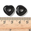 Natural Black Obsidian European Beads G-C252-01A-3