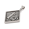 304 Stainless Steel Big Pendants LS-STAS-S122-05AS-2