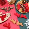 16Pcs 4 Styles Fibre Antler Snowman Hand Branch DOLL-GF0001-10-3
