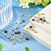 40Pcs 4 Colors Brass Spacer Beads KK-TADJ0001-09C-4