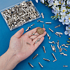 300Pcs 2 Styles Iron Folding Crimp Ends FIND-ME0002-97-3