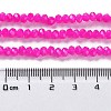 Baking Painted Imitation Jade Glass Bead Strands DGLA-A034-J4MM-A28-4