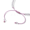 Glass Seed Braided Bead Bracelet for Women BJEW-JB09657-3