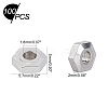 304 Stainless Steel Spacer Beads STAS-UN0006-42P-2