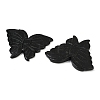 Natural Black Gold Gemstone Carved Beads G-G202-02-2