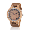 Zebrano Wood Wristwatches WACH-H036-27-2