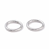 Non-Tarnish 304 Stainless Steel Closed Jump Rings X-STAS-F174-16P-3