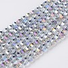 Electroplate Glass Beads Strands EGLA-L012-A-2