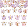 20Pcs 4 Colors Acrylic Charms MACR-TA0002-55B-2