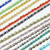 Electroplate Glass Beads Strands EGLA-D015-15x10mm-35-1