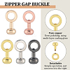 5Pcs 5 Colors Brass Clasps FIND-SP0004-10-5