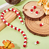 1Strand Handmade Lampwork Beads Strands LAMP-TA0001-84A-3