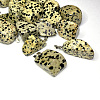 Natural Dalmatian Jasper Pendants X-G-k302-B21-4