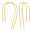 2 Pairs Sterling Silver Ear Wire STER-WH0061-46G-1