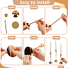 3Pcs 3 Styles Metal Candle Holder Sets DIY-WA0001-37EB-3