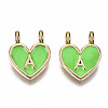 Alloy Enamel Charms X-ENAM-T012-02A-RS-2