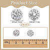 200Pcs Pave Disco Ball Beads RB-PA0001-11A-2