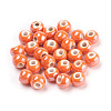 Handmade Porcelain Beads PORC-D001-8mm-18-1