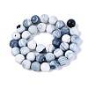 Dyed Natural Agate Beads Strands G-Q606-45A-01-3