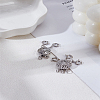 2Pcs 2 Styles Brass Box Clasps KK-LP0001-92P-1