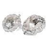 Natural Pyrite & Druzy Agate Hollow Geode Pendants G-G162-03P-01-2
