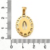 Golden 304 Stainless Steel Pendants STAS-K300-02G-I-3
