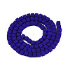 Opaque Frosted Glass Beads Strands GLAA-N072-01A-B10-2