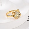 Rotatable Finger Rings for Women RJEW-B115-01G-05-3