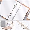  20Pcs 2 Colors 3 Ring Iron Loose Leaf Book Binder Hinged Rings IFIN-NB0001-44-2